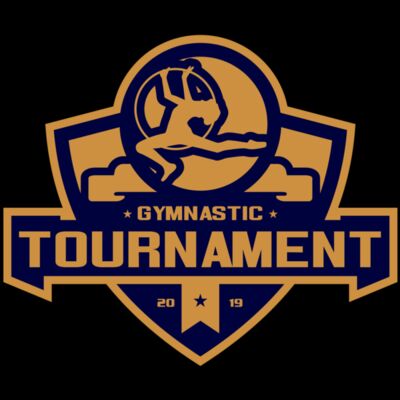 Gymnastic Tournament logo template 02 Thumbnail