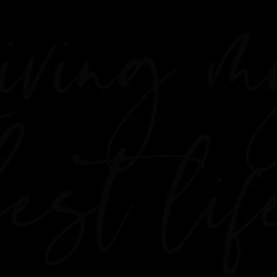 Living My Best Life T-Shirt Heat Transfer Print Thumbnail