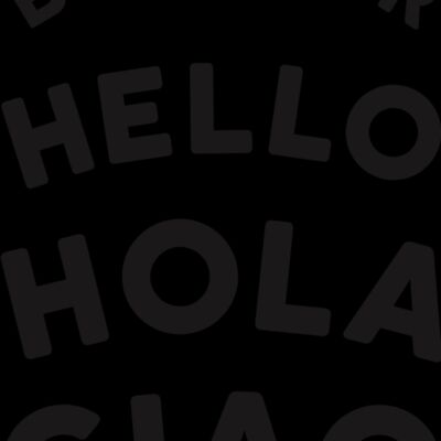 A4 Bonjour Hello Hola Ciao Thumbnail