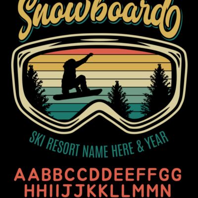 Snowboard Trip Template A3 Thumbnail