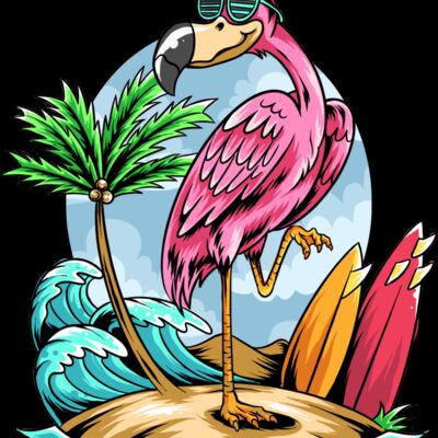 flamingo beach Thumbnail