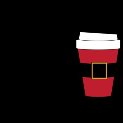 Santa Stop Here For A Coffee - Black Thumbnail