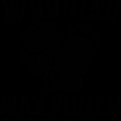 Warning Mya Punch Above Weight Class SVG Thumbnail