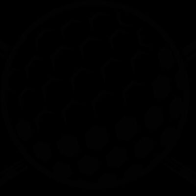 Golf Ball And Clubs SVG Thumbnail